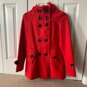 Red Peacoat